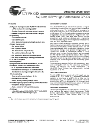 Datasheet CY37064VP100-100BBC manufacturer Cypress